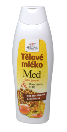 BIONE Telové mlieko s medom 500 ml