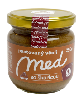 Pastovaný med so škoricou 250 g