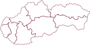 mapa SR