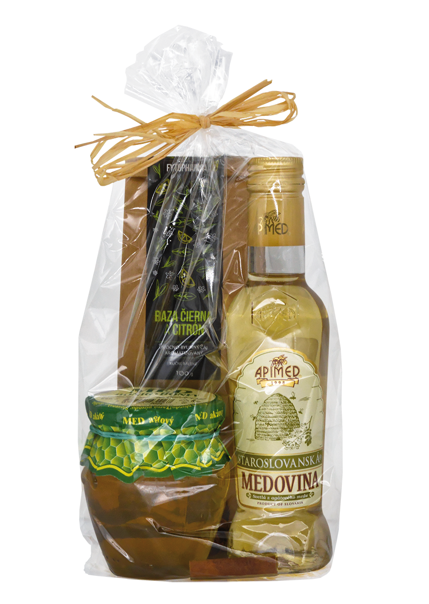 DB044 - Darčekový set s agátovým medom a medovinou