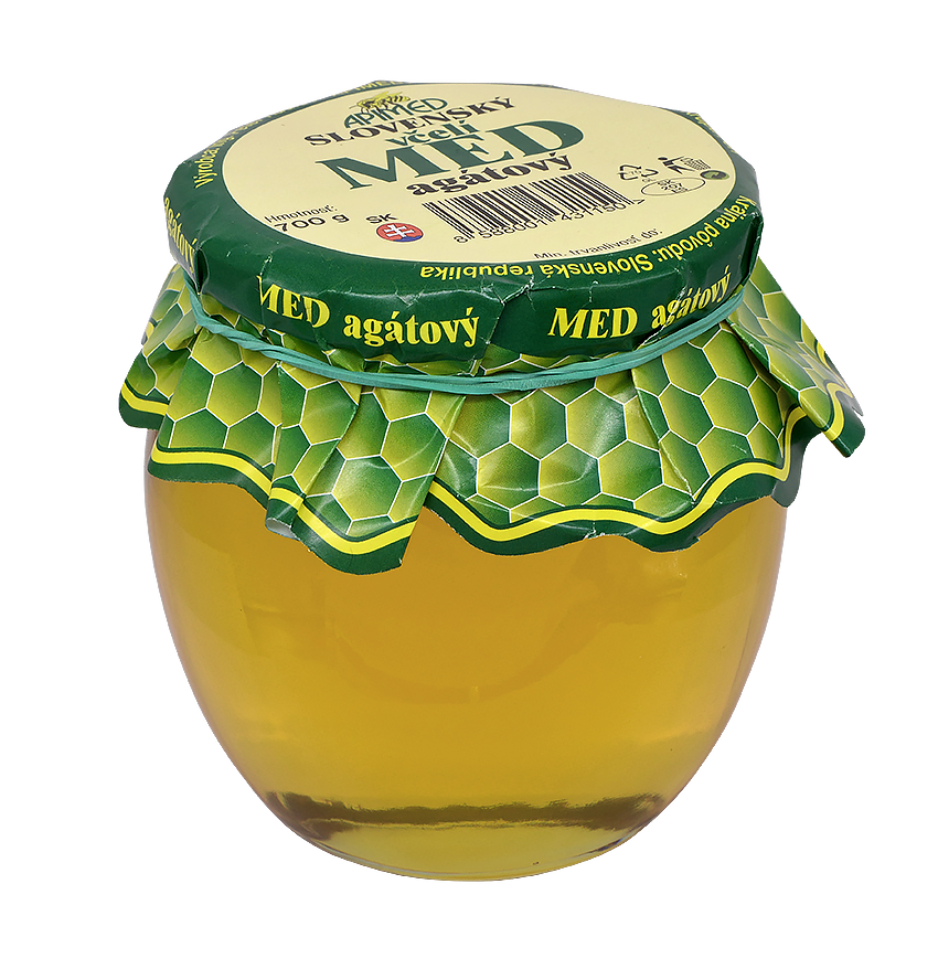 Agátový med 700 g amfora