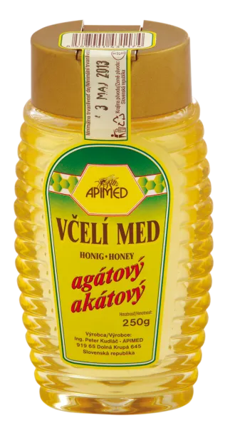 Agátový med 250 g dávkovač