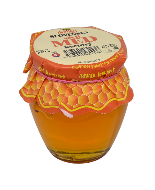 Kvetový med 250 g amfora