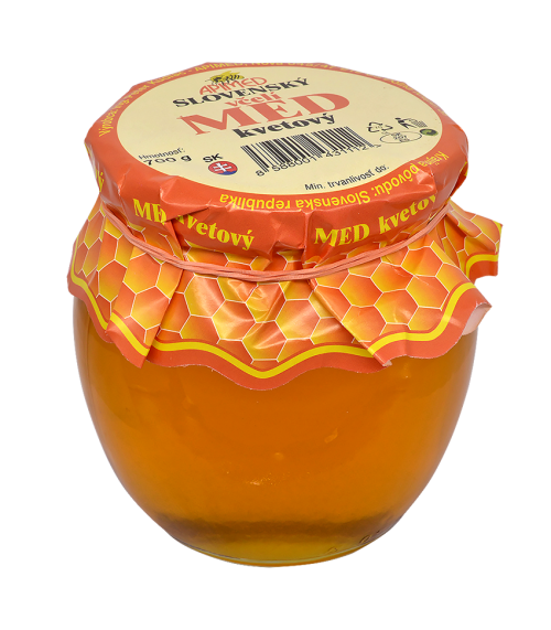 Kvetový med 700 g amfora