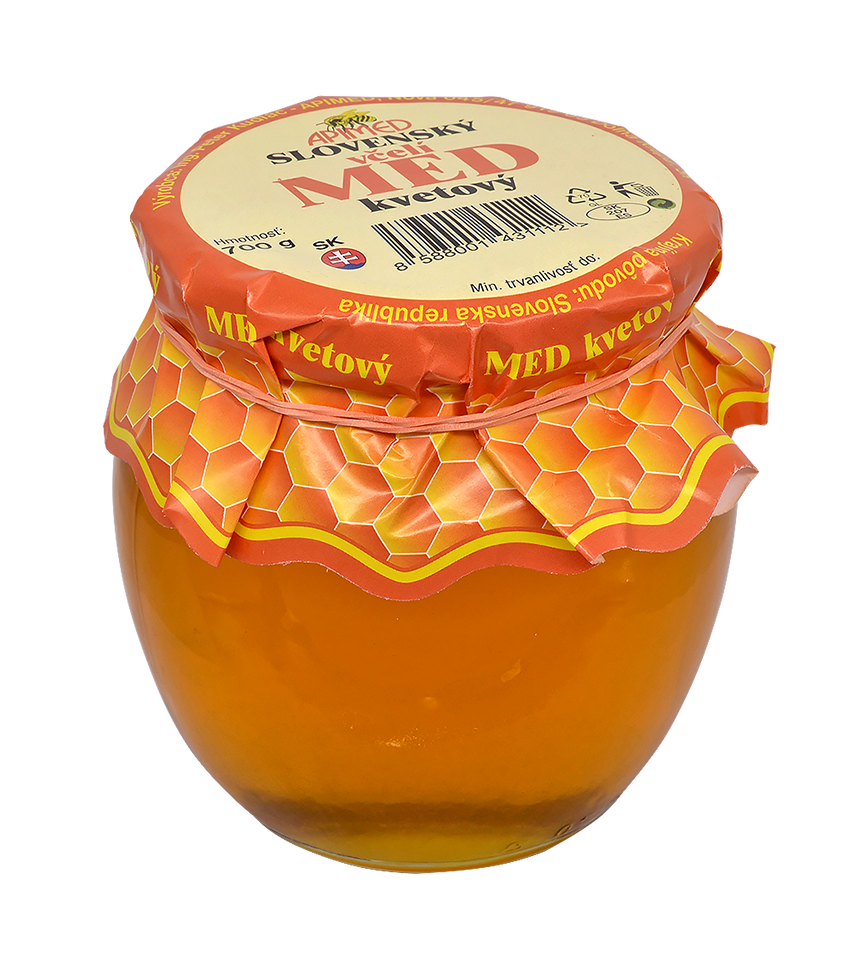 Kvetový med 700 g amfora