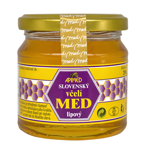 Lipový med 250g