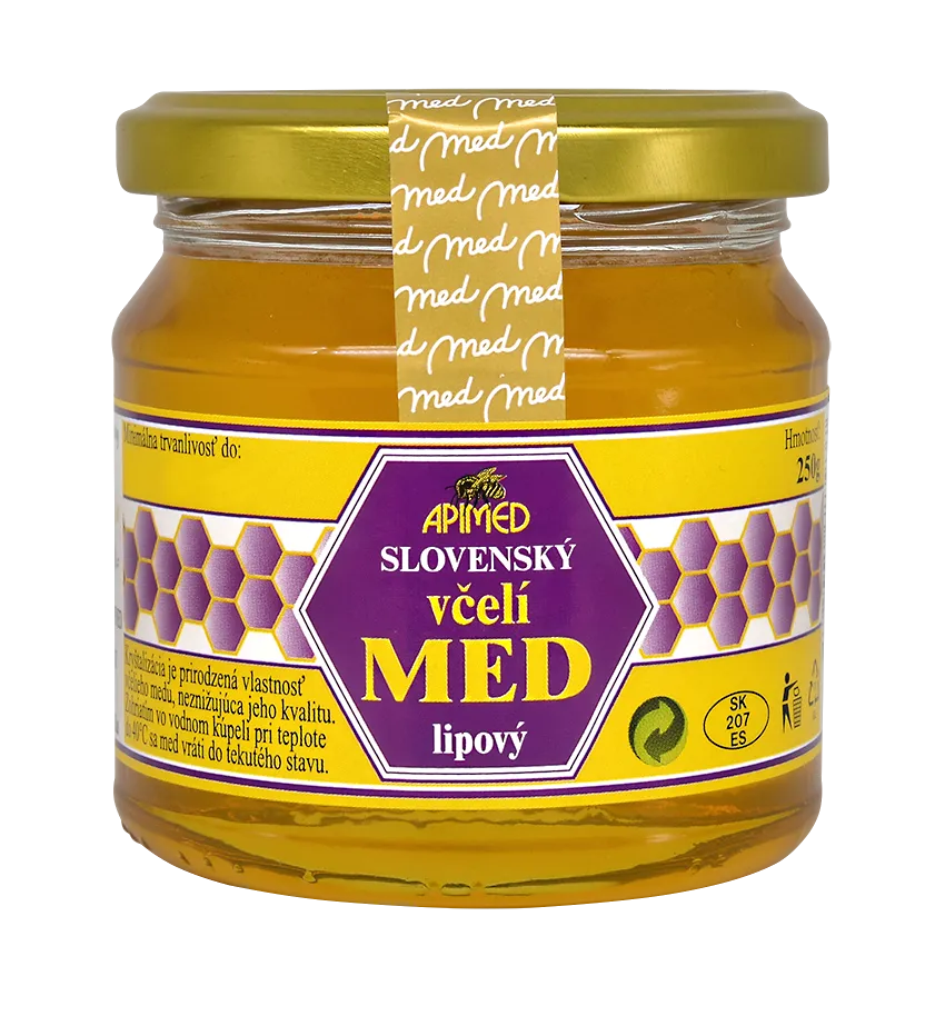 Lipový med 250g